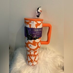 Graveyard Designs 40 ounce stainless steel hot cold tumbler